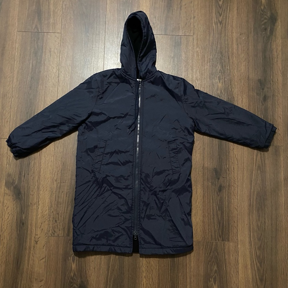 Kids black/very dark navy blue swim parka